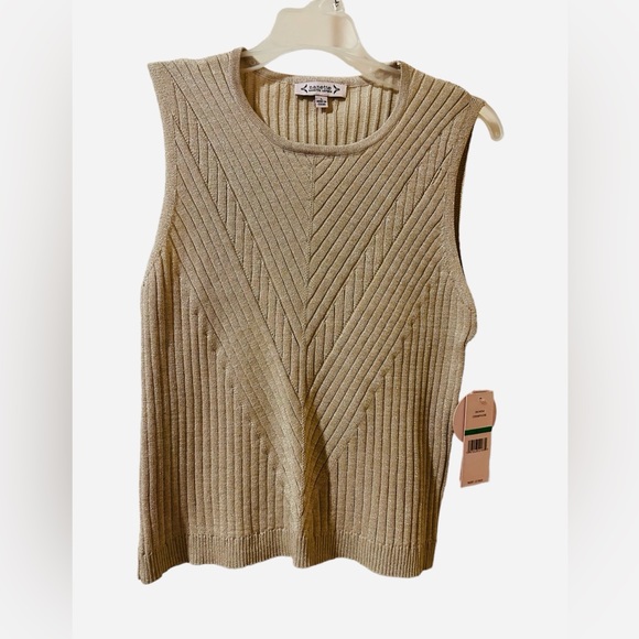 NWT Nanette Lepore two Piece Champagne Gold Skirt Set - L - Picture 5 of 7